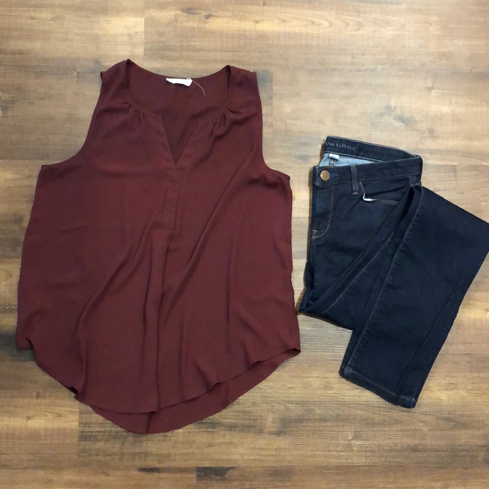 Lush burgundy tank